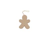 Bonhomme de pain d'épices à suspendre 8,5cm - Kraft