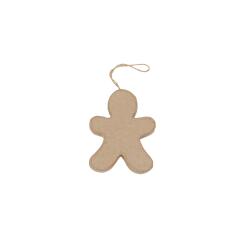 Bonhomme de pain d'épices à suspendre 8,5cm - Kraft