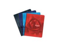 Cahier brochure souple dos toilé 7000 17x22 cm 192 pages grands carreaux 70 g - Assortis
