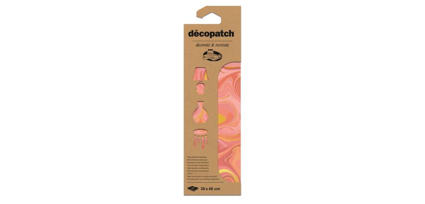 Pouch 3 Foil Sheets Ref 941 - Pink