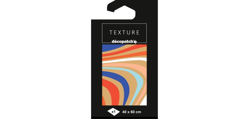 Pap. Texture Décopatch n°867 1 vel 40x60 - Goud