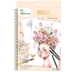 Carnet de coloriage Wild Dream - Rose beige