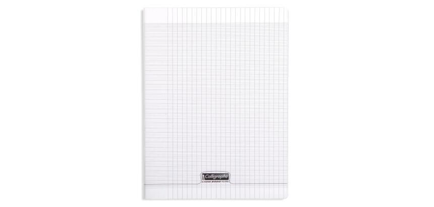 Clairefontaine Polypro Stapled Notebook - 24x32cm - 48 Pages - Sey#s Ruled - 90gsm - Colourless