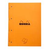 Bloc agrafé côté Side A4 80 feuilles Séyès 80 g. - Orange