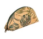 LIÈGE Grande trousse ovale certifiée VEGAN 21x7,5x10,5 cm palmier
