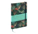 Gaïa bleu, DaytoDay journal A5 14,8x21 cm, 192 pages, dot, pochette à soufflet au dos, marquepage, fermeture élastique, ass.