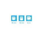 Exacompta Balance Rolls 43804E - W 80 mm x L 44 m, Ø 56 mm - 1 ply - pack of 1