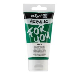 Darwi For You, Acrylfarbe, Tube 75 ml - Permanentgrün dunkel
