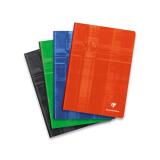 Cahier brochure dos toilé A4 96 feuilles lignées couleur aléatoire