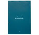 Bloc agrafé Rhodia Couleurs Paon N°20 A4+ 21x31,8 cm - Paon