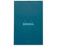 Bloc agrafé Rhodia Couleurs Paon N°20 A4+ 21x31,8 cm - Paon