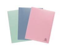Protège-documents semi-rigide en PP recyclé AutentiK - 100 vues - Couleurs assorties