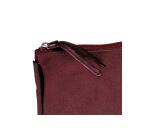 CUIRISÉ Grande Pochette 2 compartiments 22x11 cm - Cerise