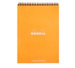Bloc reliure intégrale Rhodia Classic 21x29,7 cm 80 feuillets dot microperforé 80g - Orange