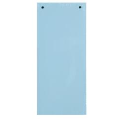 Paquet 100 fiches intercalaires horizontales unies perforées - 105x240mm