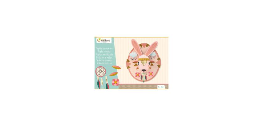 Boîte créative, Trophée à construire - Rose