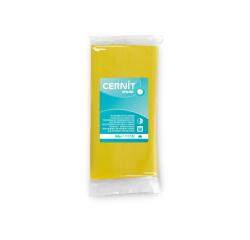 CERNIT - A Bar of Opaline Polymer Clay - Baking Modelling Clay - Primary yellow colour - 500 g block - CE0880500717C
