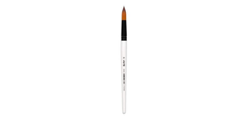 Darwi For You rond penseel 12mm maat 20 - Wit