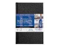 Beta Series carnet rembordé rigide 26F 14x21,6cm 270g - Blanc