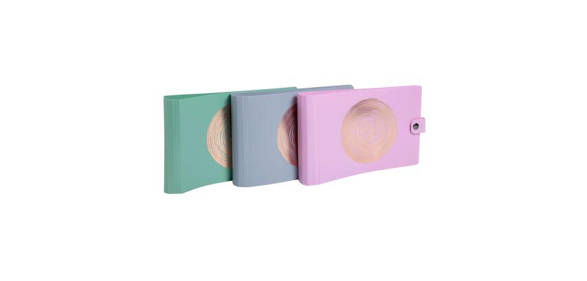 Exacompta, Ringbuch A5 für Karteikarten, 2 Ringe 30mm, Recycling-PP, Ellipse - Farben sortiert
