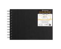 Goldline carnet spiralé 50F A5 140g paysage - Blanc