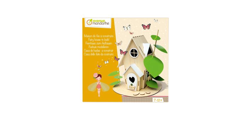 Coffret créatif, Maison de fées à construire - Multicolore