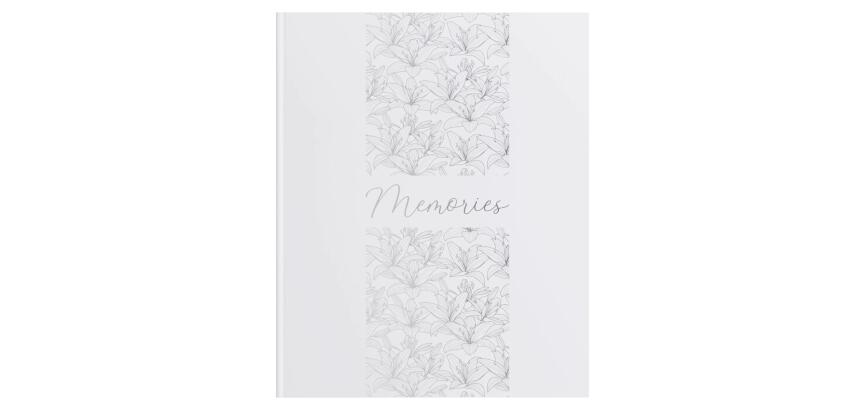 Exacompta Titane Guest Book, 100 Pages, Silver Edges