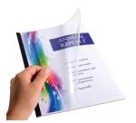 Präsentationsset Serodo mit Aktendeckel und Klemmschiene - Blau