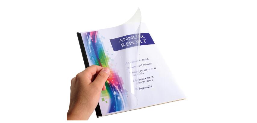 Kit de présentation Serodo pour relier jusqu'à 60 feuilles A4. - Bleu