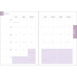 Recharge pour agenda de bureau Lady 20 21 x 15 cm Semainier Janvier à Décembre 2027