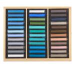 BLOCKX Wooden Box of 36 Soft Pastels - Marine