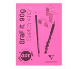 GraF'it dot bloc agrafé 80F A5 90g - Aléatoire