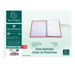 Pack of 100 legal insert folders 22x31 cm - White