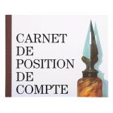 Piqûre position de compte 16x19,5cm 40pages