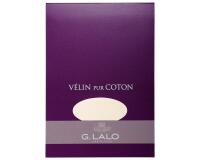 Bloc Velin pur coton A5 (148x210mm), 40 feuilles, 125g - Blanc