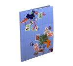 Briefmarkenalbum Globetrotter, 16 Seiten schwarz, 22,5x30,5 cm - Motive sortiert
