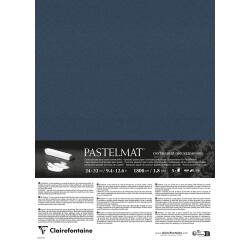 Pastelmat pastelkarton 5 blad 24x32cm - Donkerblauw