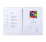 Doppelseitige Präsentionmappen mit Taschen, Packung mit 10 Stück, PP flexibel 200µ, 23x32cm für A4 doppelseitig und/oder A3