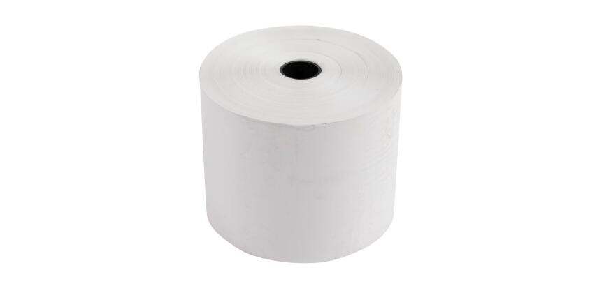 Exacompta Ref: 40970E - 60 x 80mm, 55gsm Thermal Paper Receipt Till Rolls, For Cash Registers, Tills, EPOS, POS Terminal Card Payments, 76m, White, Pack of 10 - White