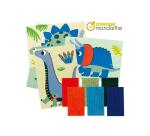 Boîte créative, Tableaux mosaïques en feutrine - Multicolore
