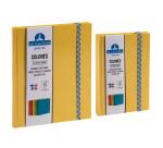 Iderama Notebook 220x170, 192 lined pages - yellow