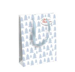 Empreintes, sac moyen 21,5x10,2x25,3 cm - Bleu