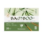 Bamboo blok 2 zijden gelijmd 20 blad 10x15cm 250g