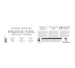 Papier Huile paquet 10F 56x76cm 240g