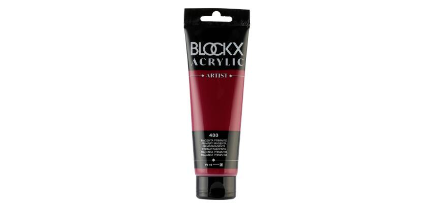 Feine Acrylfarbe, Acrylic Artist, Tube 120ml - Primärmagenta