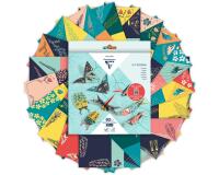 KIT ORIGAMI, Pochette de 60 feuilles 70g/m2 3 formats - Décor Insectes - Multicolore