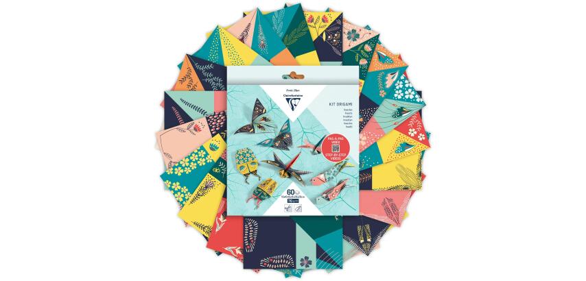 ORIGAMI, Pack 60S 3 sizes, Insects - Multicolour
