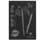 GraF'it dot bloc agrafé 80F A5 90g - Noir