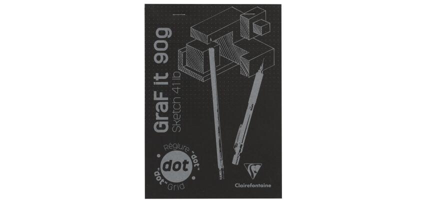 Graft It Sketch Pad DOT Black A4 - Black