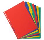 Dividers 8 Pt Recycled Card brights - Bright colours assorted